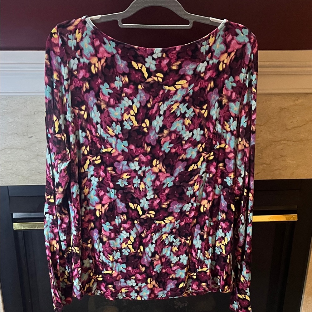 🇺🇸Cato Floral Long Sleeve Women's Top - Picture 4 of 7